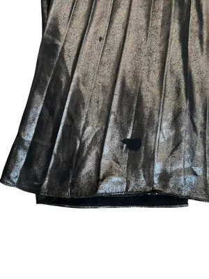 Anthropologie Women’s Twofer Black Knit Oversized Sweater Pleated Midi Dress S thumbnail 9