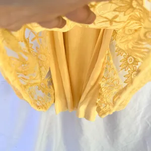 FREE PEOPLE x JEN’S PIRATE BOOTY NWOT VILLANOVA LACE PUFF SLEEVE MINI DRESS MED thumbnail 5