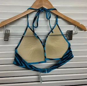 Victoria's Secret MD Turq zebra triangle bikini top thumbnail 7