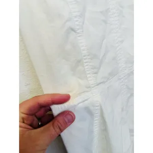 DUNST Women's White Flattering V-Neckline Skirt Flowy A-Line Maxi Dress Size XS thumbnail 6