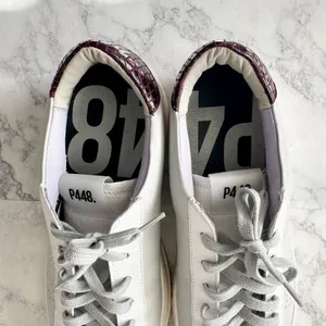 P448 Jack Perforated Sneaker in Gray Lilac thumbnail 10