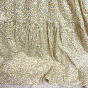 Tuckernuck Hyacinth House Yellow Green Floral Cottagecore Midi Dress‎ XXS - flaw thumbnail 8