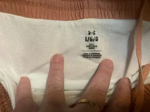 Under Armour Peach-Orange Athletic Shorts with Elastic Waist thumbnail 4