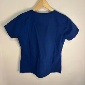 Carhartt Liberty V-Neck Scrub Top Navy Blue HCA Florida Healthcare Women S thumbnail 4