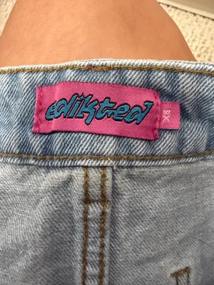 Edikted Denim Mini Skirt thumbnail 3