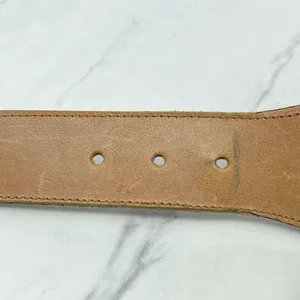 Vintage The Limited Stretch Belt Leather Trim Gold Hardware Medium (M) ✨ thumbnail 8