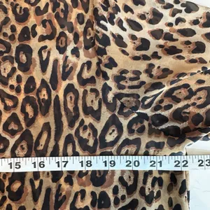 No Boundaries Leopard Print Sheer Blouse Women Large Brown Black Layer Tunic Top thumbnail 8