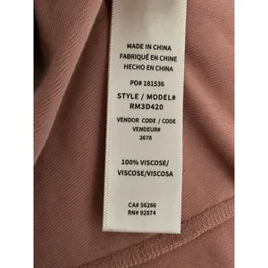 Splendid Collection Evian V-Neck Maxi Dress Dusty Rose Belted Pockets Small thumbnail 7