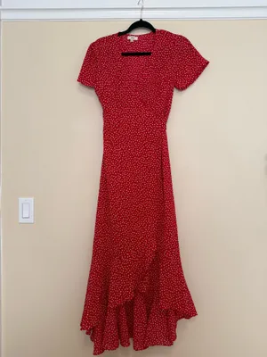 Ava Wrap Dress Midi thumbnail 2