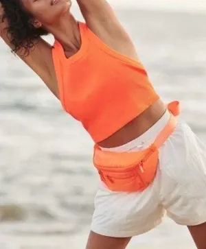 FP Movement NWT Game Time Cami Racerback in Neon Coral thumbnail 2