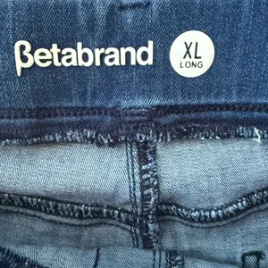 Betabrand Women's Stretch Straight Leg Denim Pants Size XL Long thumbnail 5