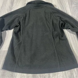 Columbia Charcoal Black Fleece Zip Up Long Sleeve Sweater; Large Women’s thumbnail 9