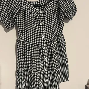 Black Tape_ Womens‎ Gingham Short Sleeve Mini Dress Button Up US M Regular thumbnail 8