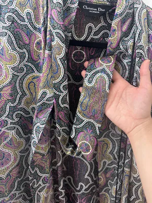 Christian Dior Vintage Robe Floral thumbnail 3