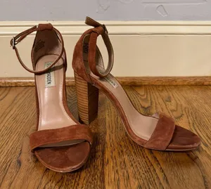Steve Madden Carrson Suede Heeled Sandal (Women's) thumbnail 5