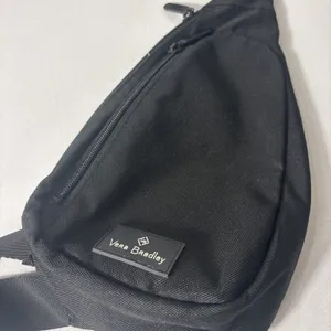 Vera Bradley Black Lighten‎ Up Essential Compact Sling Backpack Purse Travel thumbnail 2