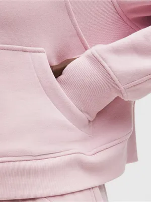 NWT Lululemon waist length oversized hooded scuba size xs/s porcelain pink thumbnail 7