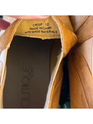 Corky's Crisp Boots in Cognac, size 10, Fall Cozy Booties Block Heel faux suede thumbnail 7