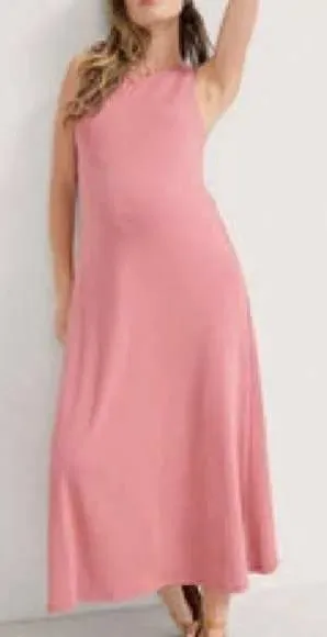 HATCH The Jamie Dress Women‎ Size 2 (M/L) Rose Pink Maternity Sleeveless Maxi thumbnail 1