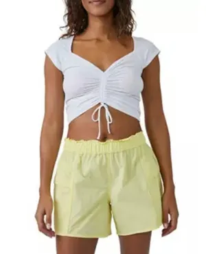 Free People Movement In The Wild Shorts Glow Yellow thumbnail 1