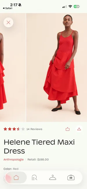 Anthropologie Helene Tiered Maxi Dress thumbnail 4