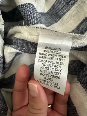 Umgee Striped Romper- Large thumbnail 4