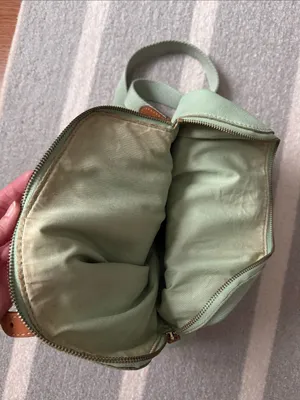 Fossil Leather Fold Over Tote Mint Green Crossbody Bag thumbnail 6