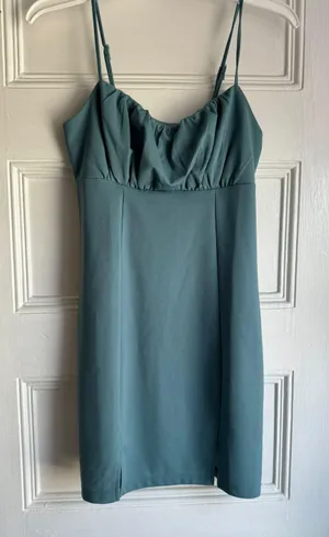 LA Hearts Teal Dress thumbnail 2