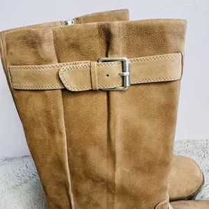 Gentle‎ Souls by Kenneth Cole Women's Buckled Up Moto Boot Size 7M Tan Brown thumbnail 9
