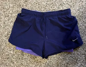 Nike Purple Dri-Fit Shorts thumbnail 1