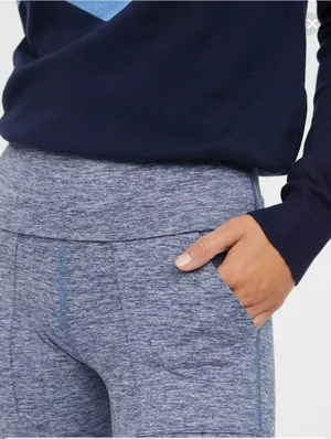 Aerie SMALL REGULAR OFFLINE By The Hugger High Waisted Foldover Flare Legging thumbnail 7