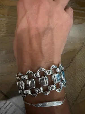 Kendra Scott Catherine silver statement bracelet  thumbnail 4