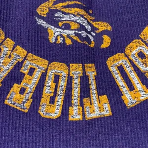 Champion LSU Ribbed Pullover Size XL Louisiana State Long Sleeve Crewneck thumbnail 2
