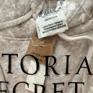 VICTORIA'S SECRET PINK Everyday Fleece Cropped Hoodie, Large thumbnail 6