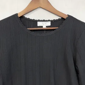 Hippie Rose Pointelle Knit Top Women Medium Stretch‎ Indie Sleaze Grunge Goth thumbnail 2