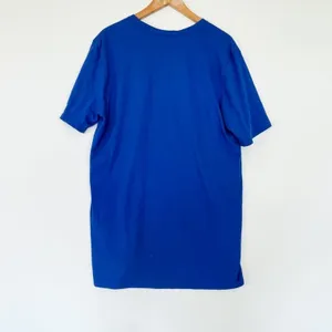 Nike Blue Pink Dri-Fit Athletic Cut Cotton Tee Shirt T-Shirt Womens XL NWOT thumbnail 5