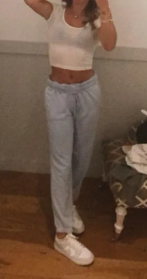 Blue Aerie Cuffed Sweatpants  thumbnail 3