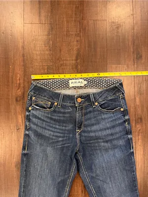 Ariat REAL Straight Leg Jeans Womens 31 XL Perfect Rise Analise Straight Leg thumbnail 3
