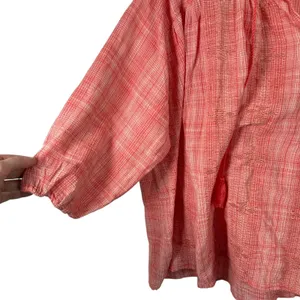 Roller‎ Rabbit Orange Embroidered 100% Cotton Tassel Blouse Preppy Womens Medium thumbnail 4