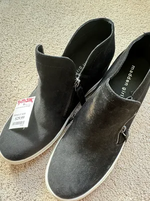 Steve Madden Suede Platform Sneakers thumbnail 4
