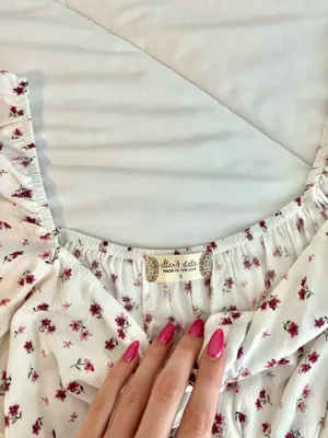 Altard State floral long sleeve crop thumbnail 4