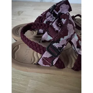 MEGNYA Women Walking Sandals Burgundy Braided Rope Athletic Strappy Hiking Shoes thumbnail 3