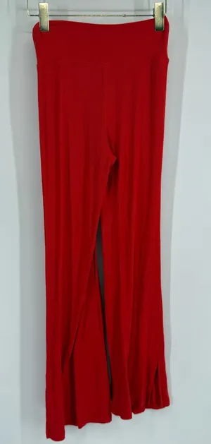 Year of ours‎ bright red flared pant size xs thumbnail 1