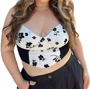 Cider  floral cropped camisole thumbnail 1