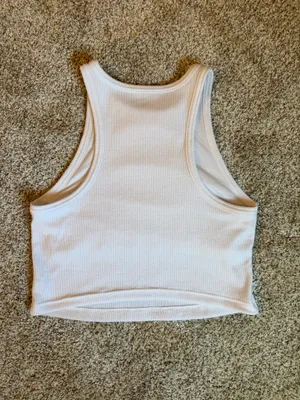Aerie White Racerback Top thumbnail 6