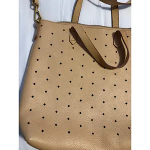 Madewell Mini Transport Perforated Leather Crossbody Bag - J4660‎ - Tan thumbnail 3