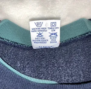 Vintage Champion Reverse Weave Sweatshirt Crewneck Large Blue Embroidered Women thumbnail 10