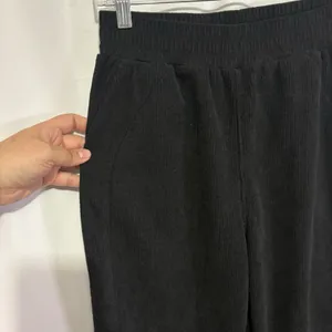 Halara Pants High Waisted Drawstring Pocket Wide Leg Baggy Mop Corduroy S Tall thumbnail 5