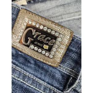 GRACE IN LA Jeans Women's Size 5 Bling Pockets 28 x 28 ish Medium Wash Soft!‎ thumbnail 11