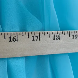 Vintage Miss Rubette Blue Chiffon‎ Cape Embroidered Lace Maxi Dress 16 Mod Twee thumbnail 10